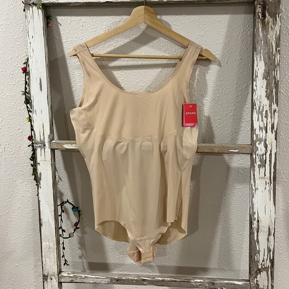 SPANX Beige Shapewear Bodysuit